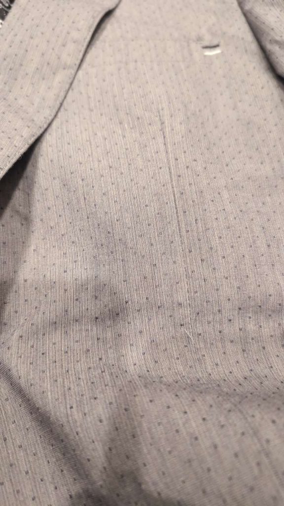 BLZ-012 — Light Grey Micro-Dot Dress Blazer (IH)