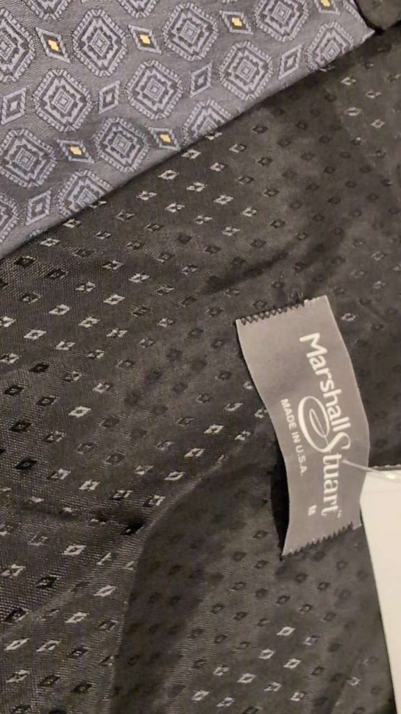 VST-001 — Black Patterned Formal Vest