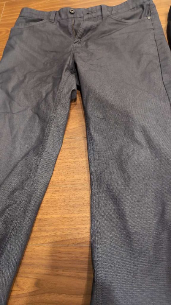 P-007 — Textured Charcoal 5-Pocket Pants