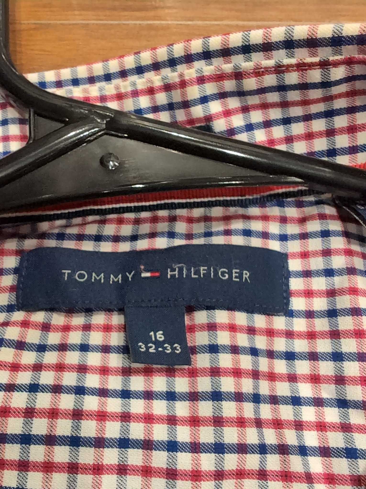 S-012 — Red and Blue Check Shirt (Tommy Hilfiger)