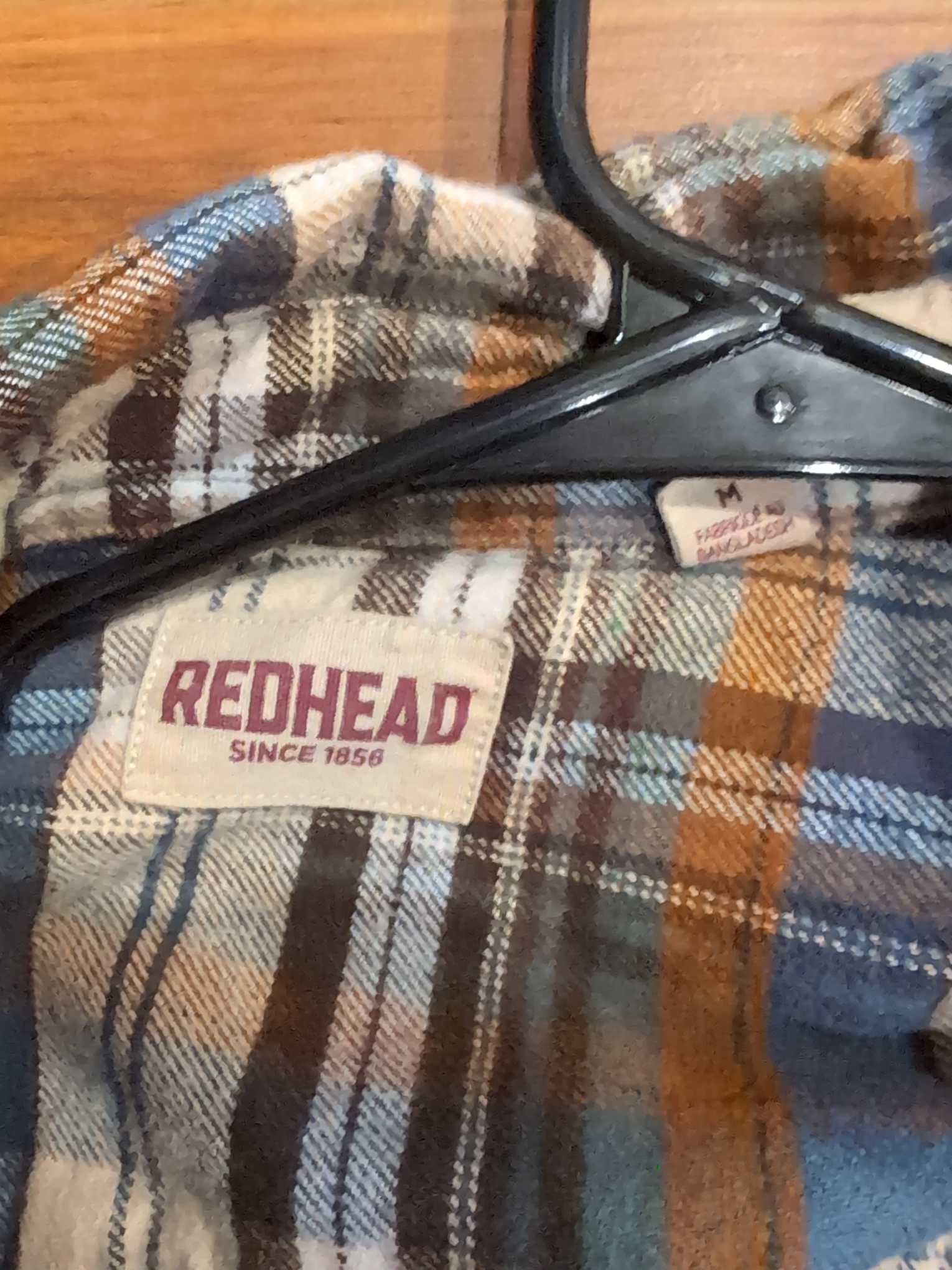 S-018 — Brown & Blue Flannel Plaid Shirt